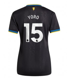 Günstige Manchester United Leny Yoro #15 3rd trikot Damen 2025-26 Kurzarm